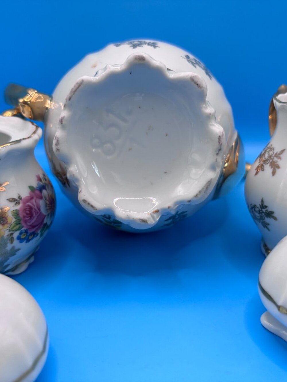Vintage Gold Luster Barvarian Tea Set - Picture 6 of 11